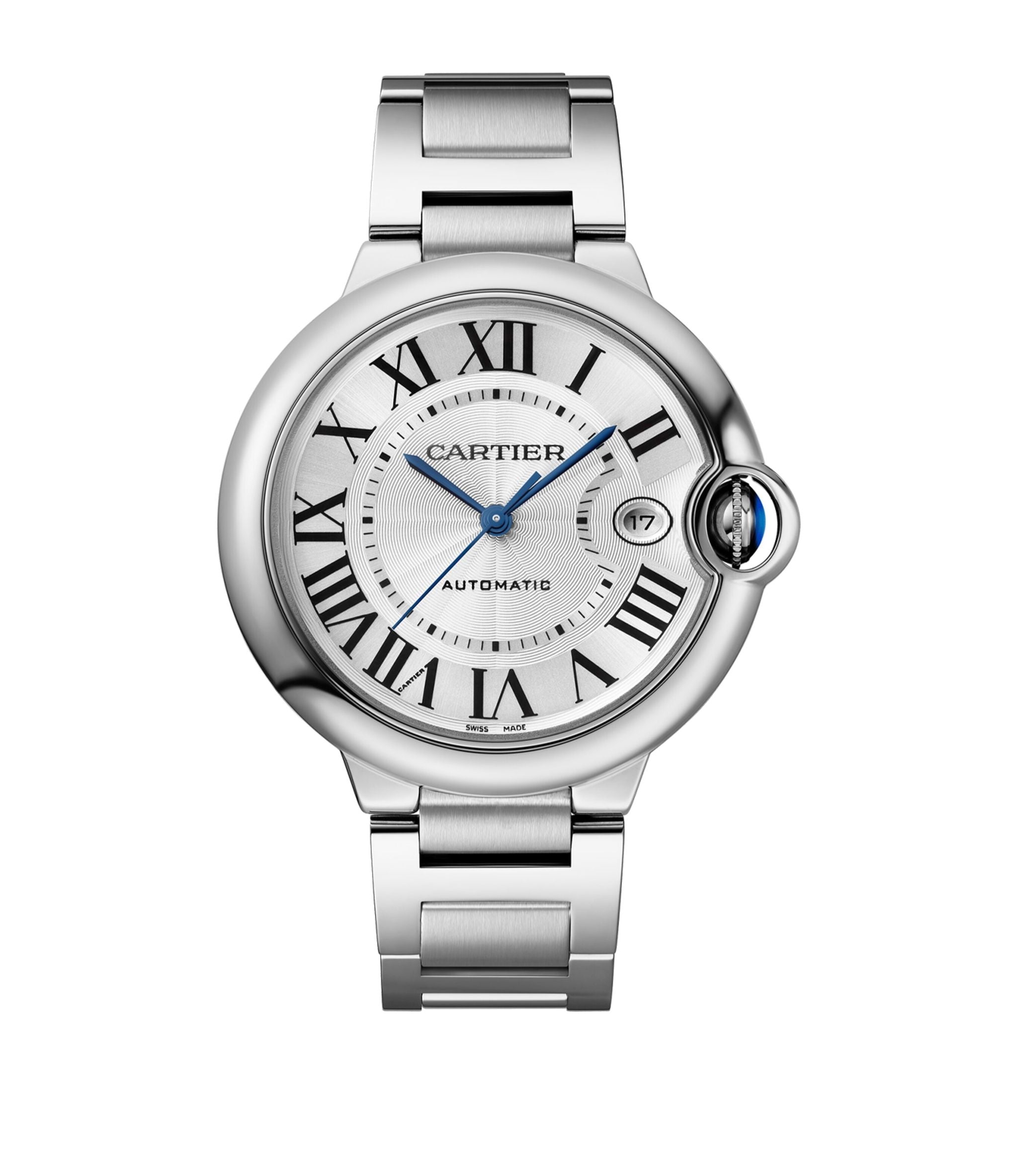 Stainless Steel Ballon Bleu de Cartier Watch 40mm GOODS Harrods   