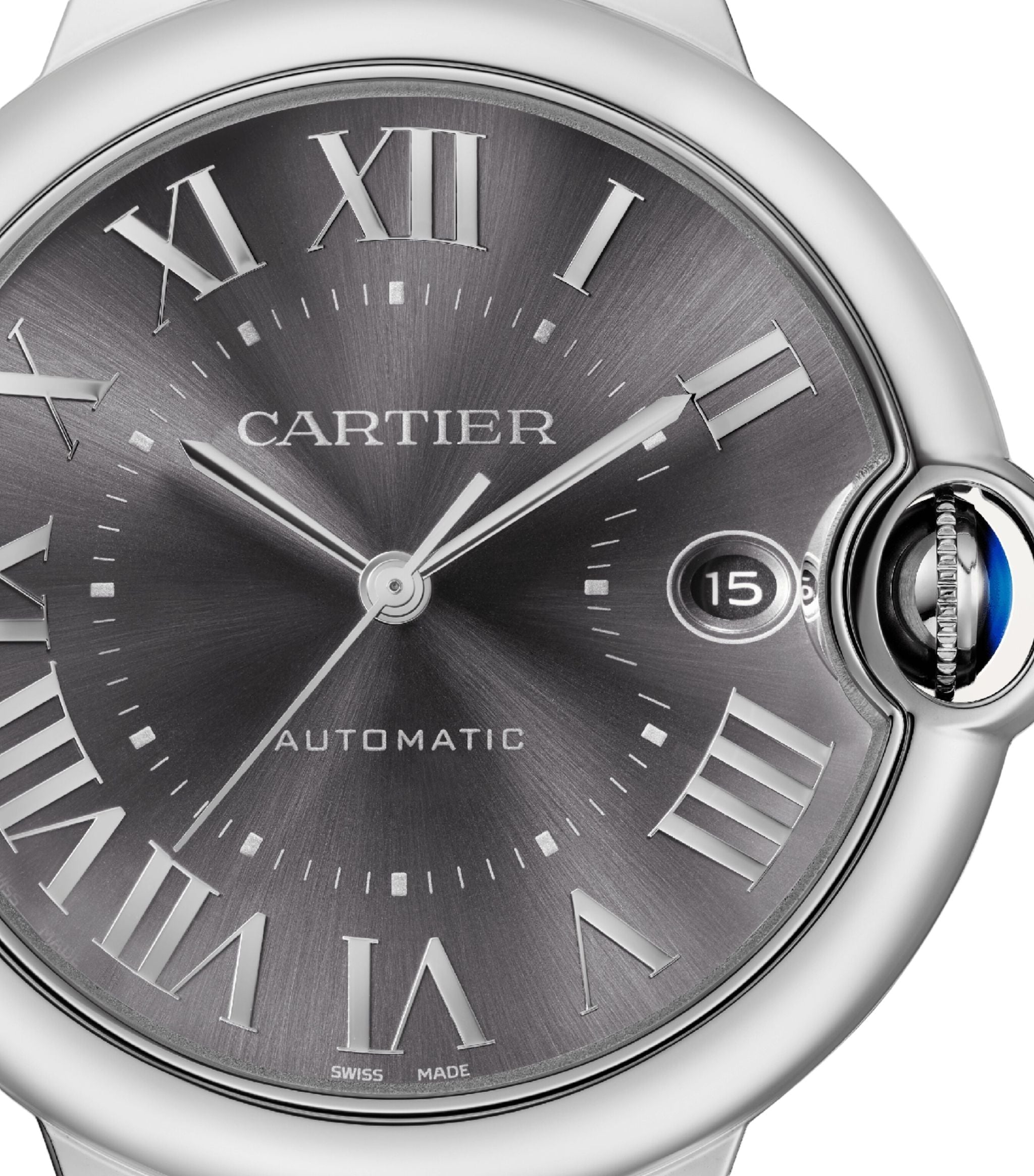 Stainless Steel Ballon Bleu de Cartier Watch 40mm GOODS Harrods   