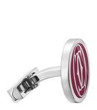 Sterling Silver Double C de Cartier Cufflinks GOODS Harrods   