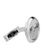 Sterling Silver Oscillating Weight Cufflinks GOODS Harrods   