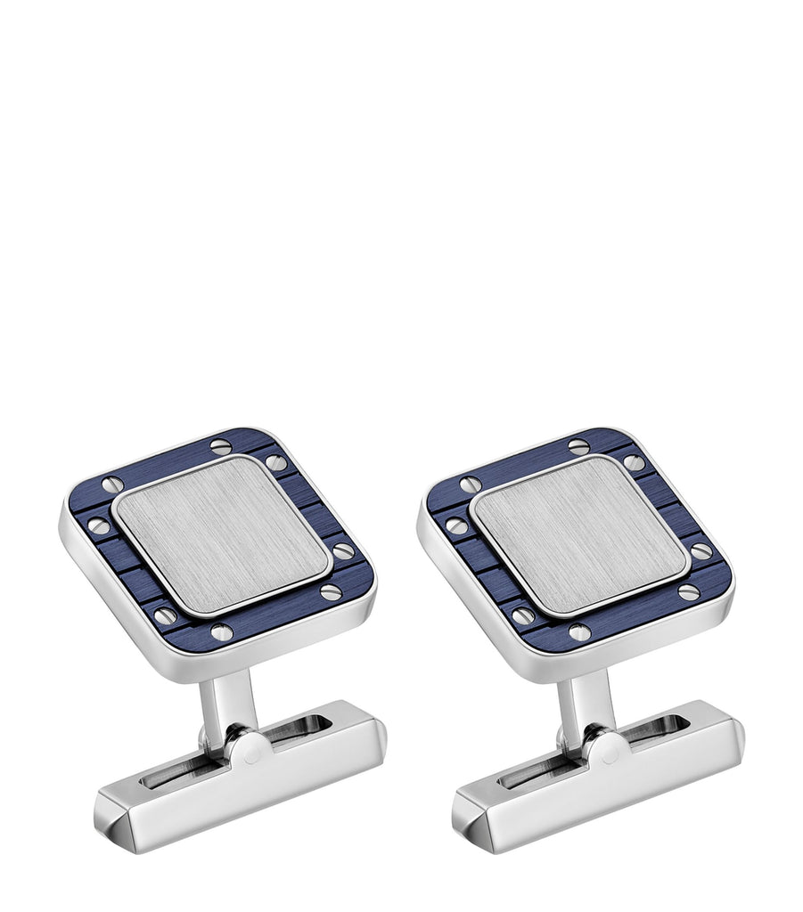 Sterling Silver Santos de Cartier Cufflinks