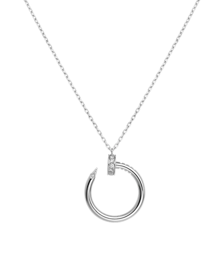 White Gold and Diamond Juste un Clou Necklace