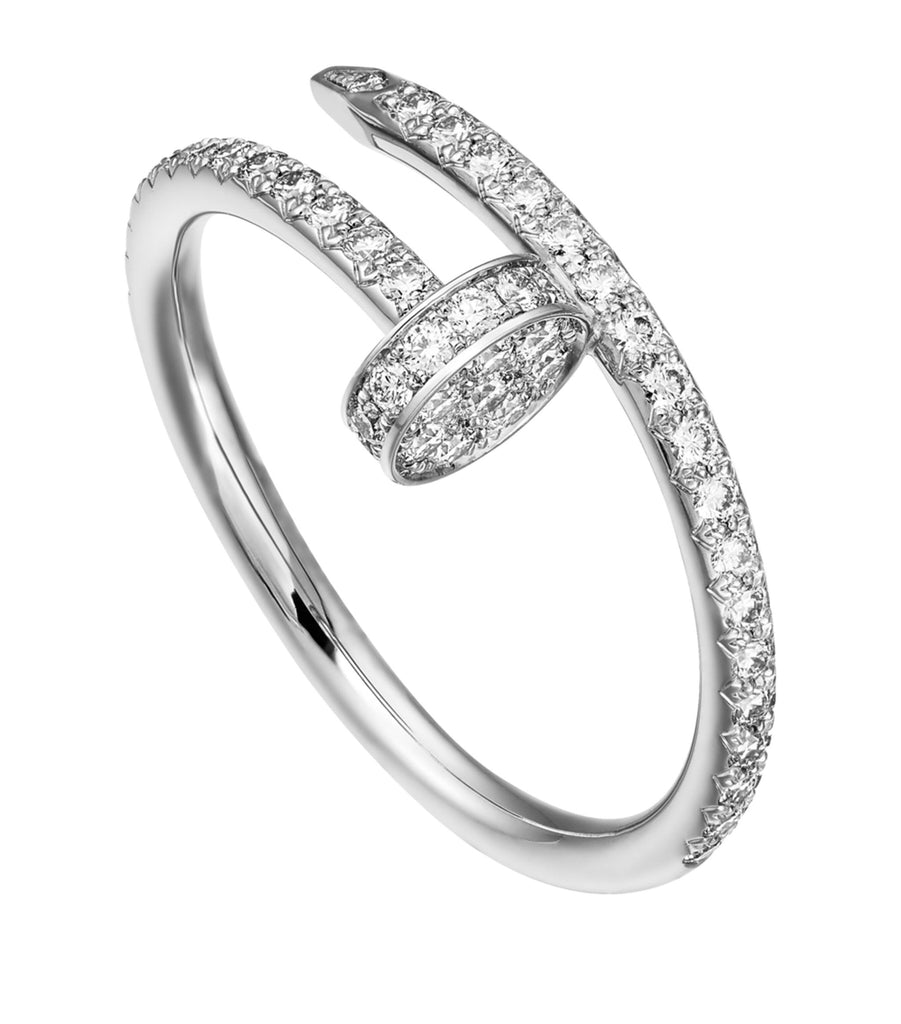 White Gold and Diamond Juste un Clou Ring