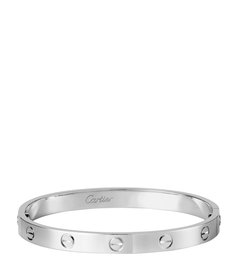 White Gold LOVE Bracelet