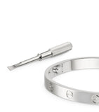 White Gold LOVE Bracelet GOODS Harrods   