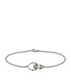 White Gold LOVE Chain Bracelet GOODS Harrods   