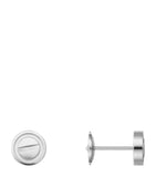 White Gold LOVE Stud Earrings GOODS Harrods   