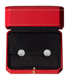 White Gold LOVE Stud Earrings GOODS Harrods   