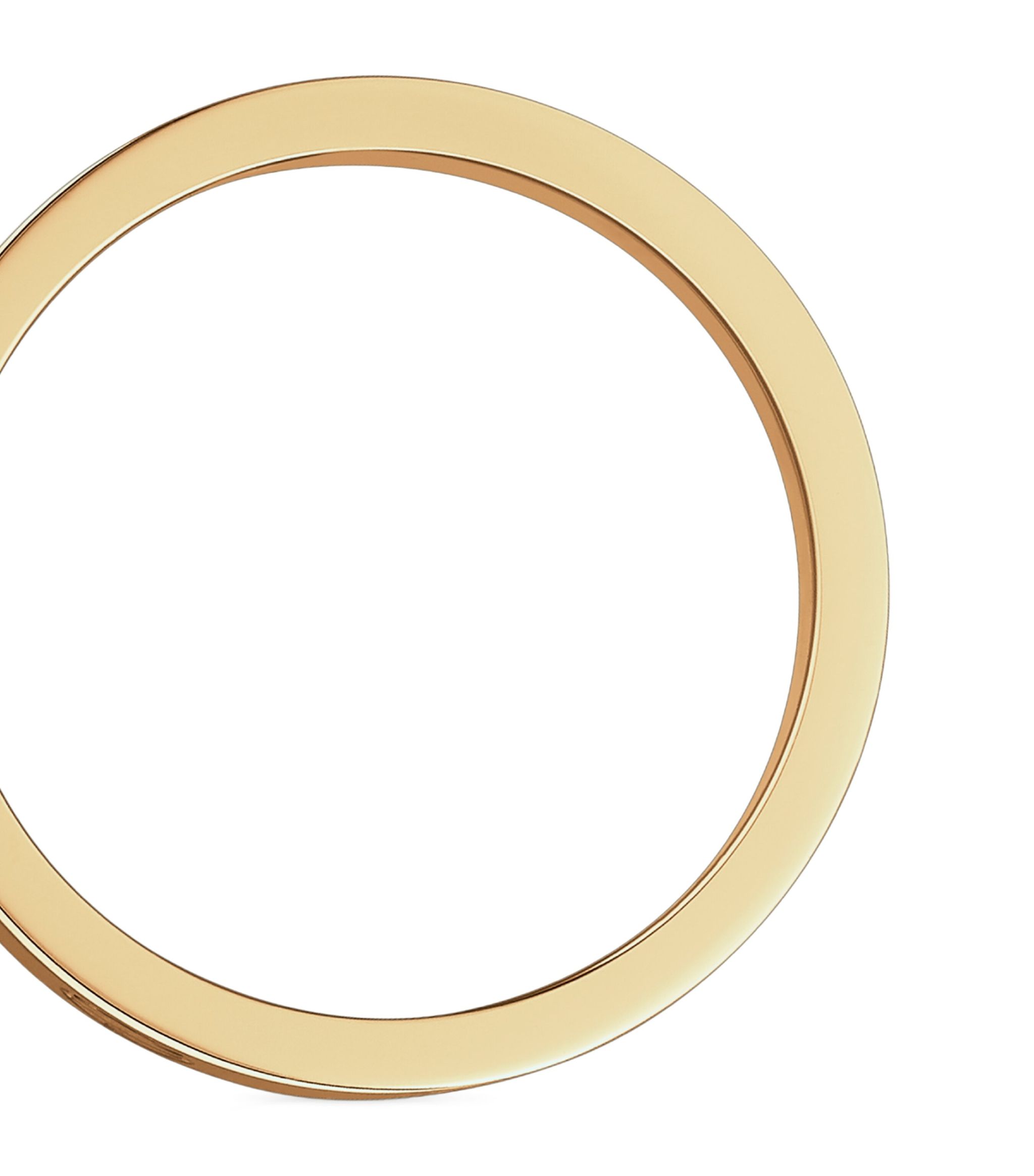 Yellow Gold and Diamond LOVE Wedding Band GOODS Harrods   