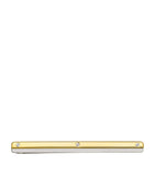 Yellow Gold and Stainless Steel Santos de Cartier Tie Clip GOODS Harrods   