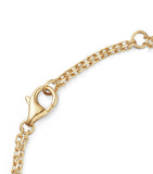 Yellow Gold Double Chain LOVE Bracelet GOODS Harrods   