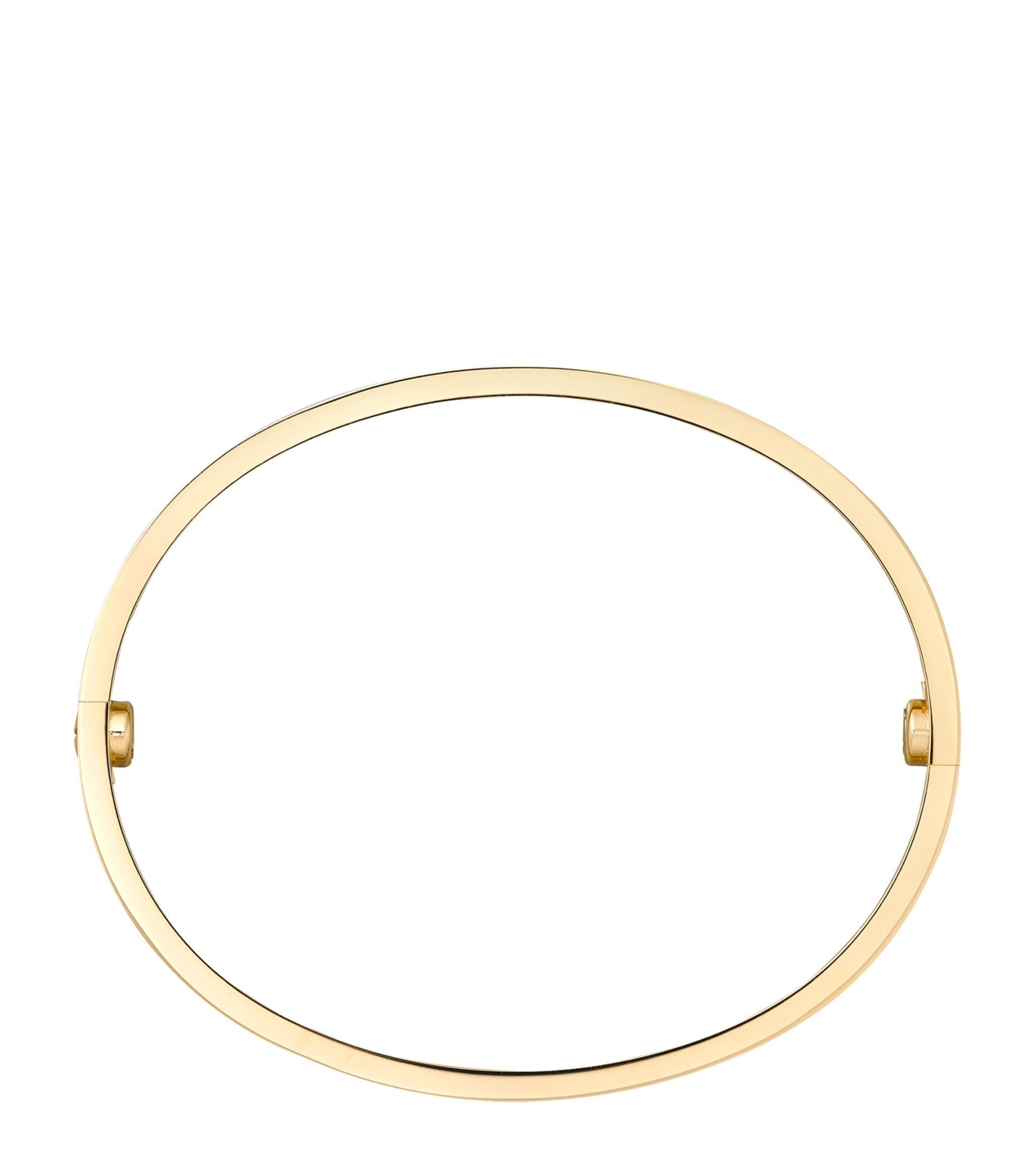 Yellow Gold LOVE Bracelet GOODS Harrods   