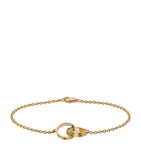 Yellow Gold LOVE Chain Bracelet GOODS Harrods   