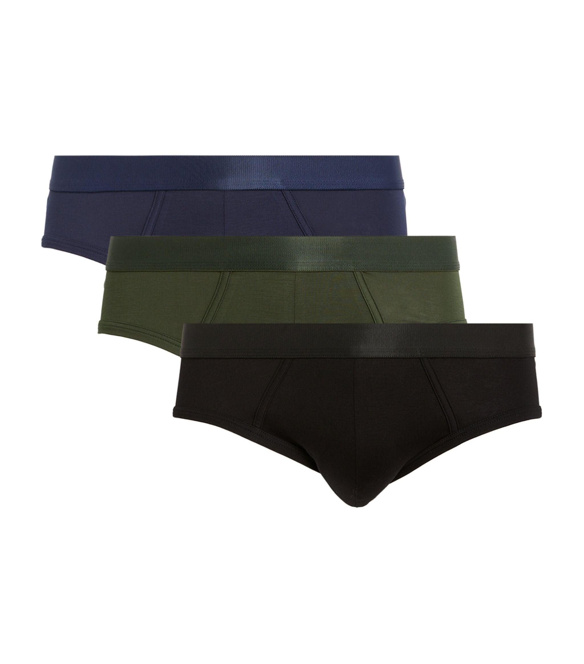 Logo Tape Briefs (Pack of 3) GOODS Harrods   