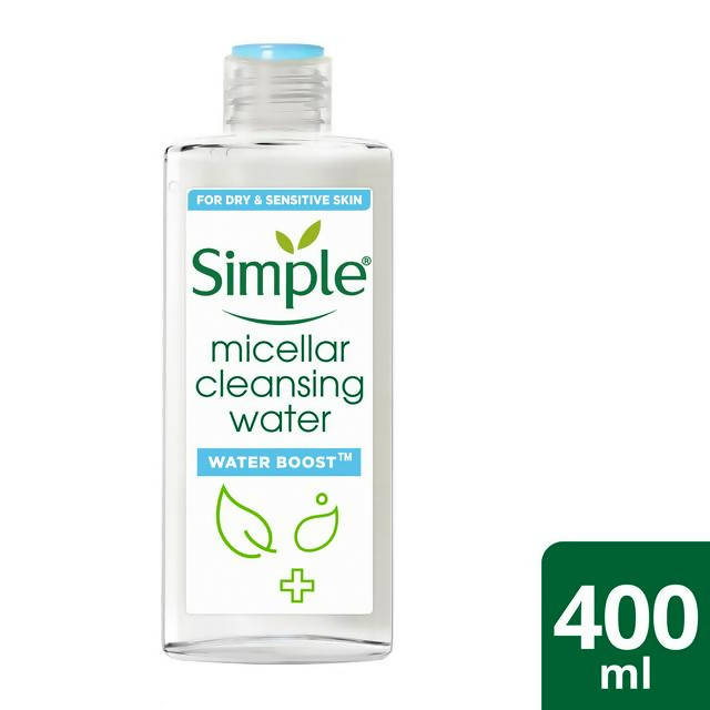 Simple Waterboost Sensitive Skin Micellar Cleansing Water 400ml - McGrocer