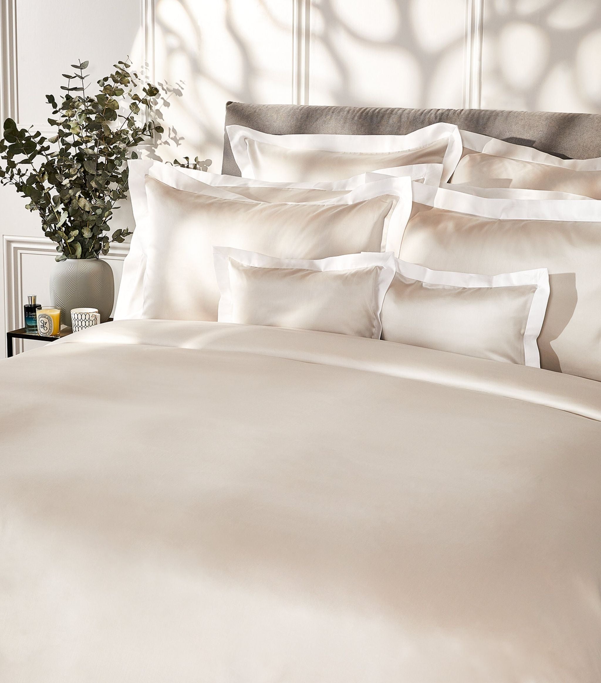 Emma Super King Flat Sheet (270cm x 300cm) GOODS Harrods   