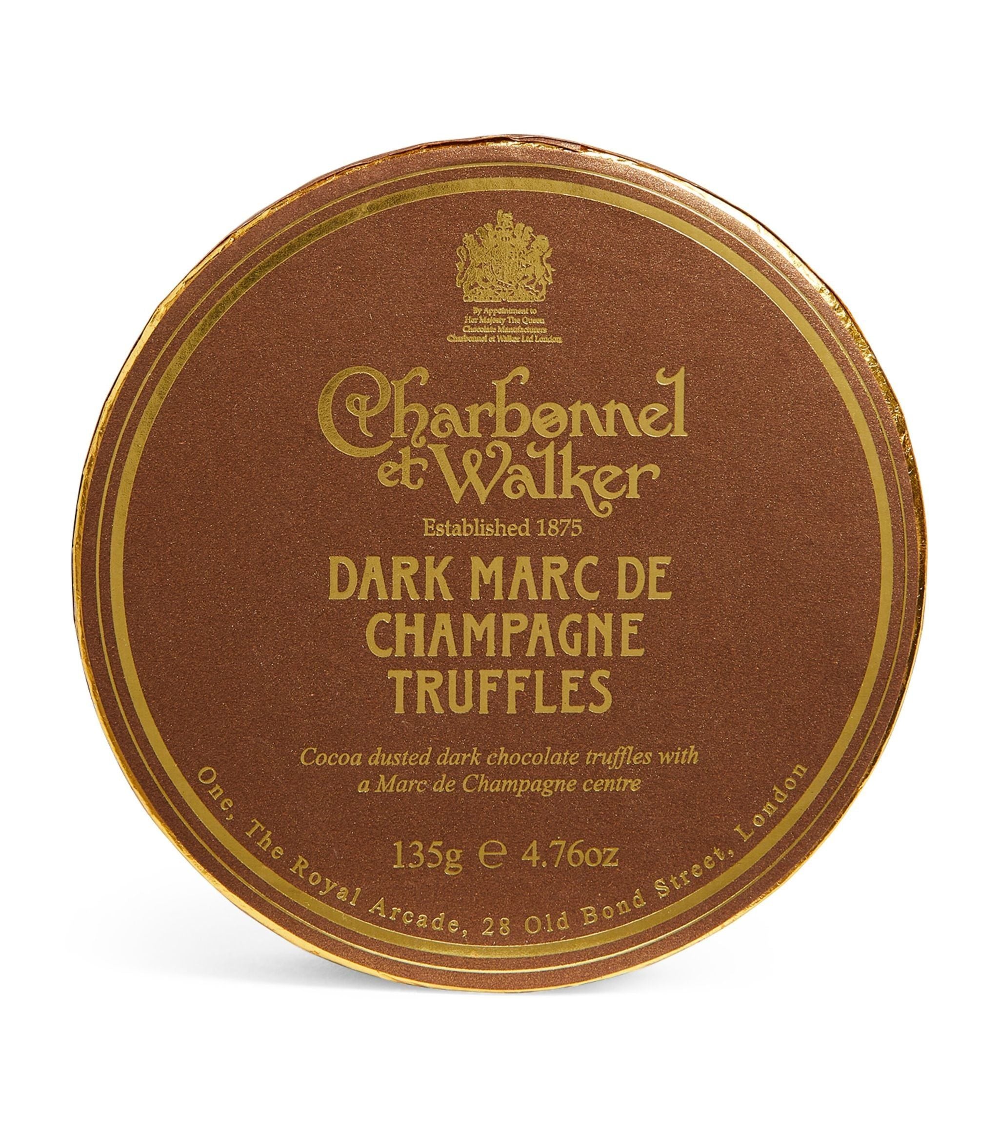 Dark Marc de Champagne Truffles (135g) GOODS Harrods   