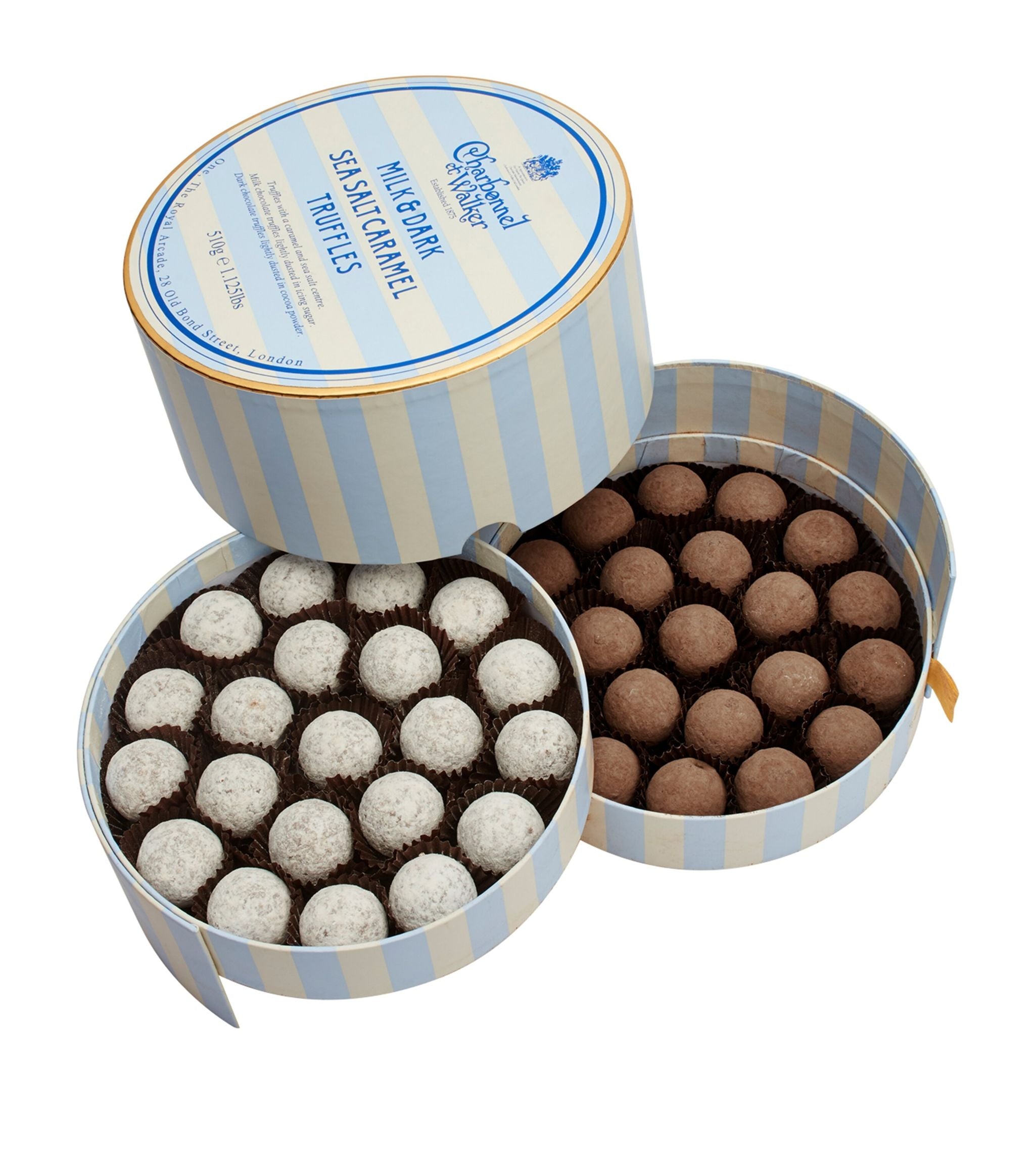 Milk And Dark Sea Salt Caramel Truffles (510G) GOODS Harrods   