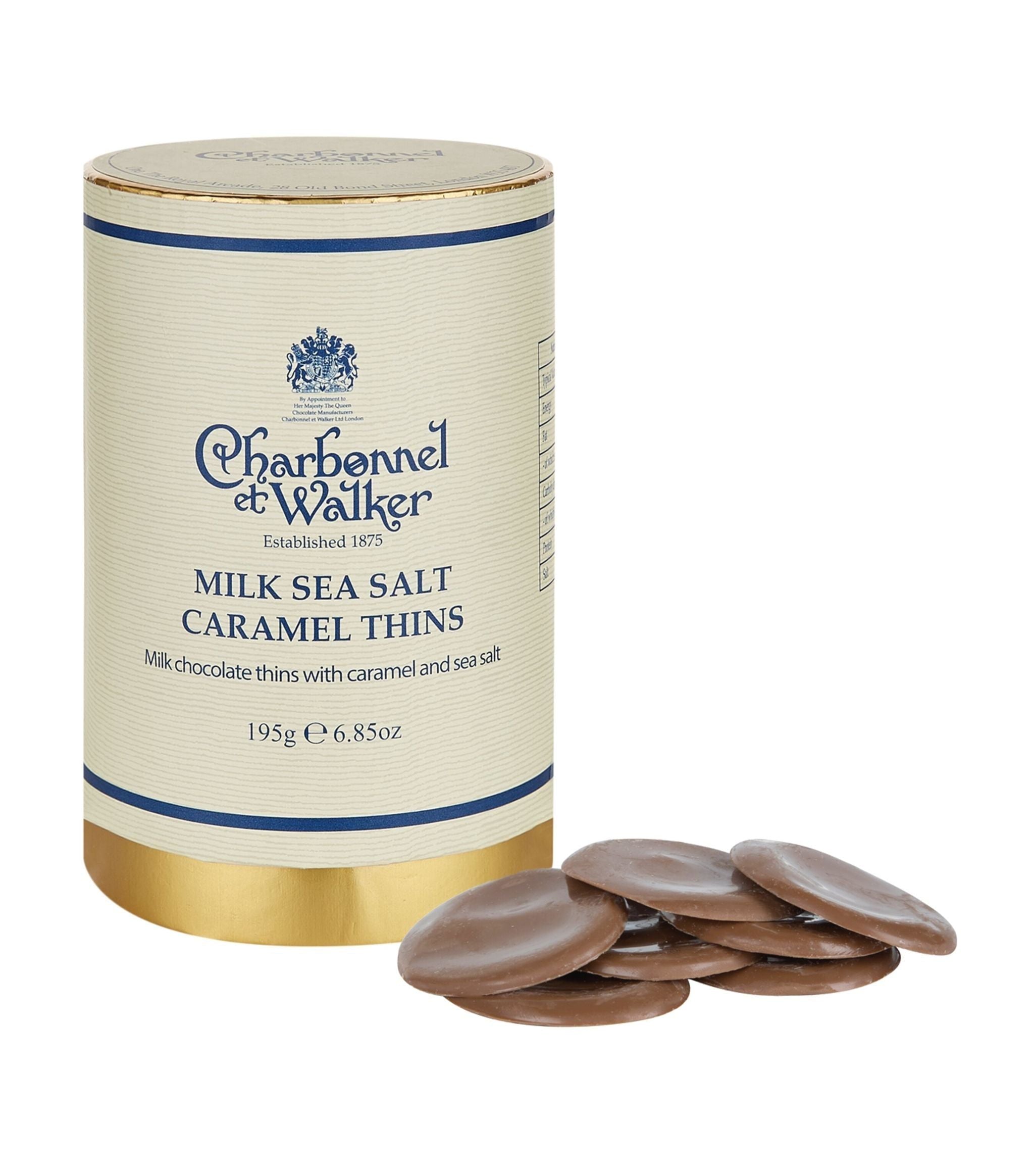 Milk Sea Salt Caramel Thins (195g) GOODS Harrods   