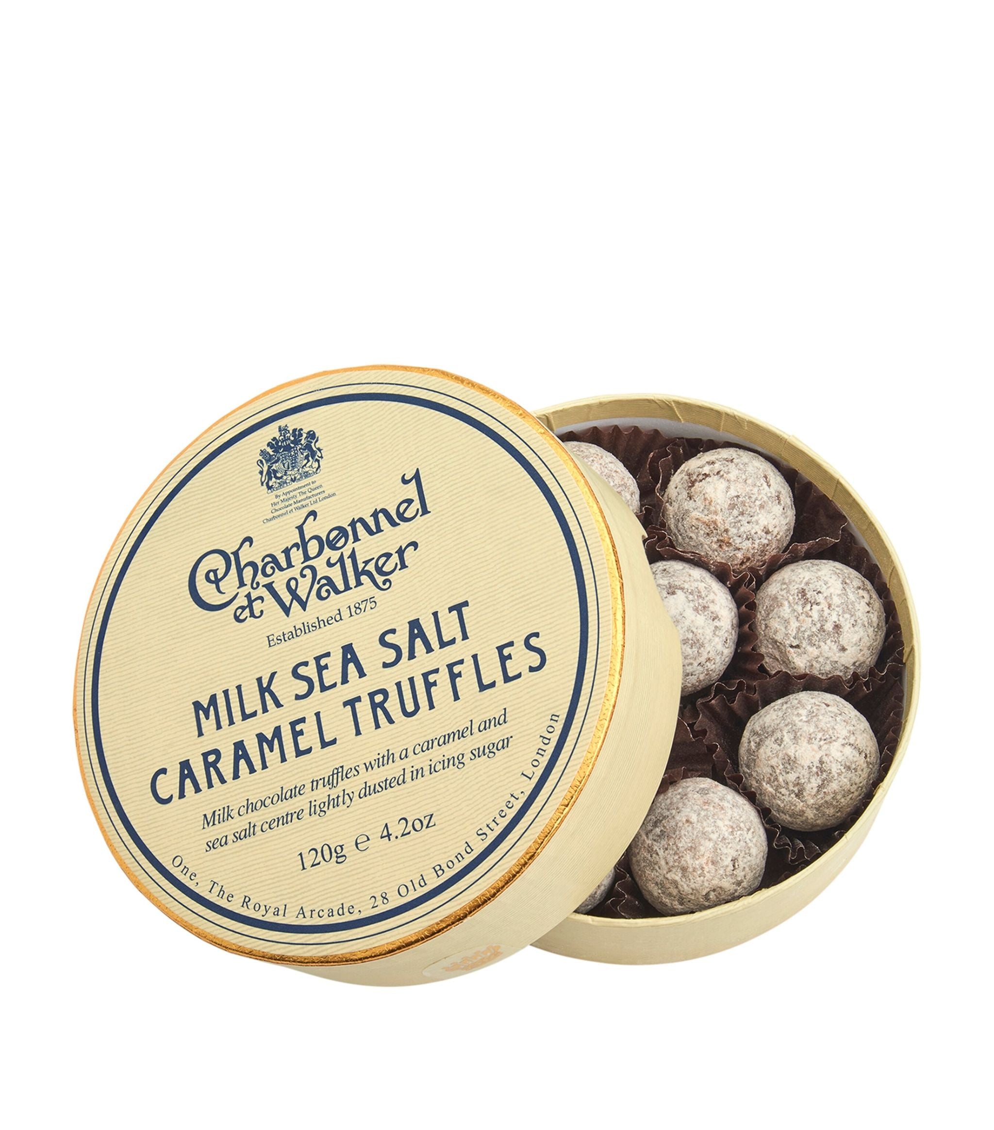 Milk Sea Salt Caramel Truffles (120g) GOODS Harrods   