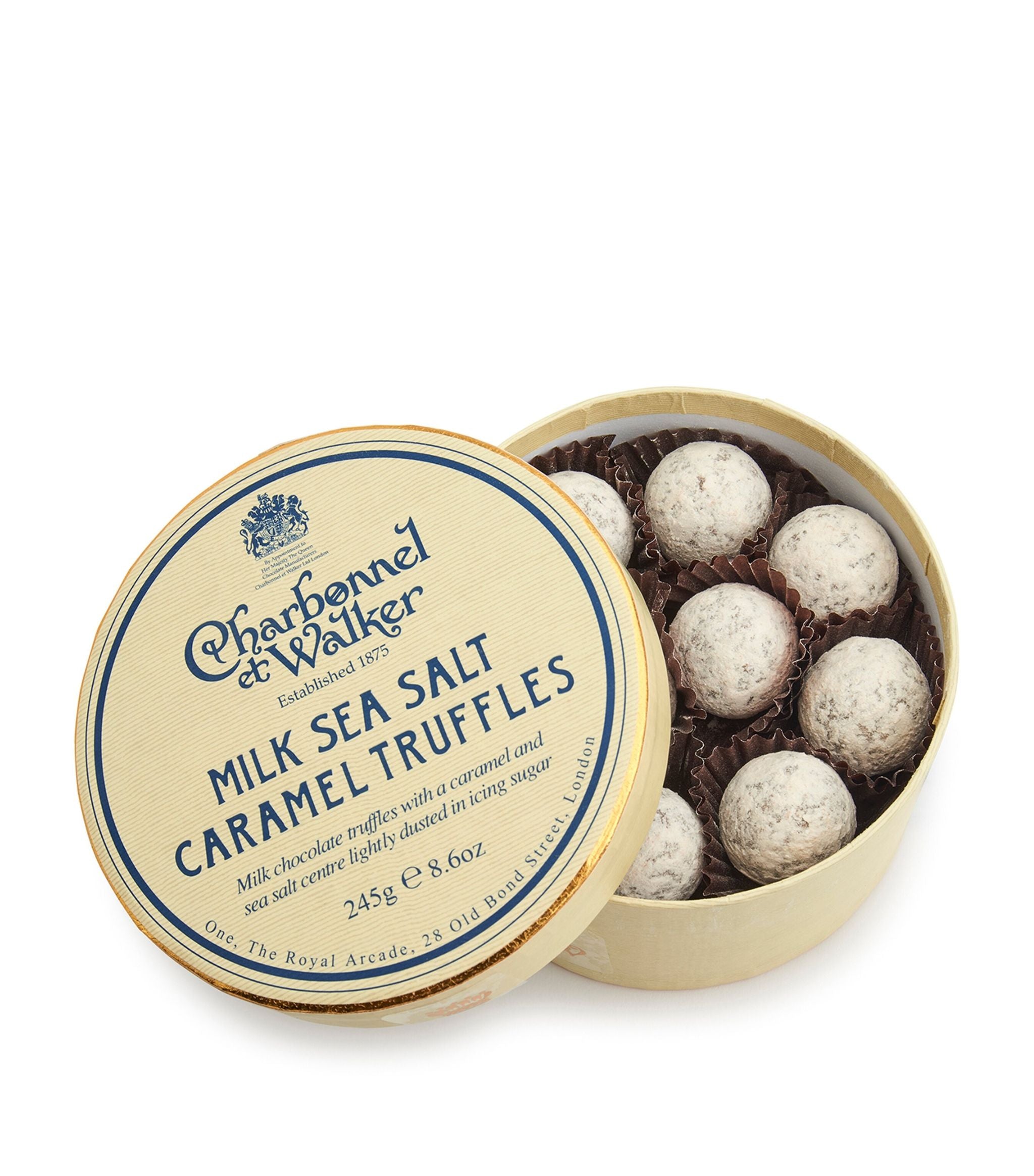 Milk Sea Salt Caramel Truffles (245g) GOODS Harrods   