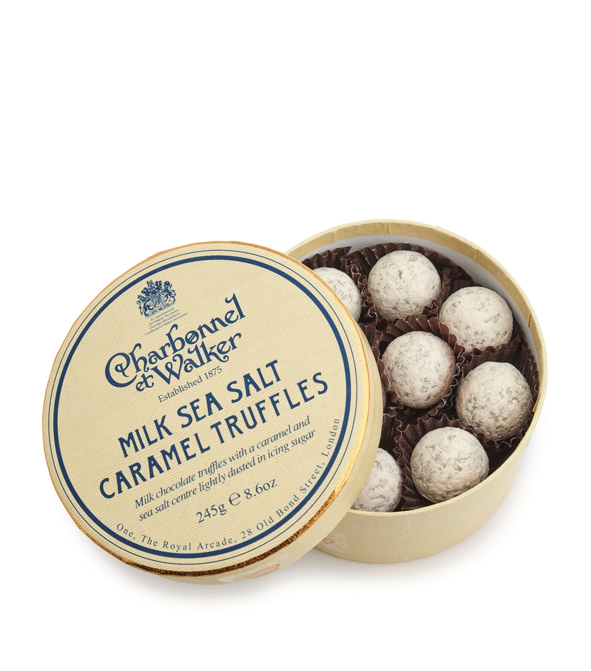 Milk Sea Salt Caramel Truffles (245g) GOODS Harrods   