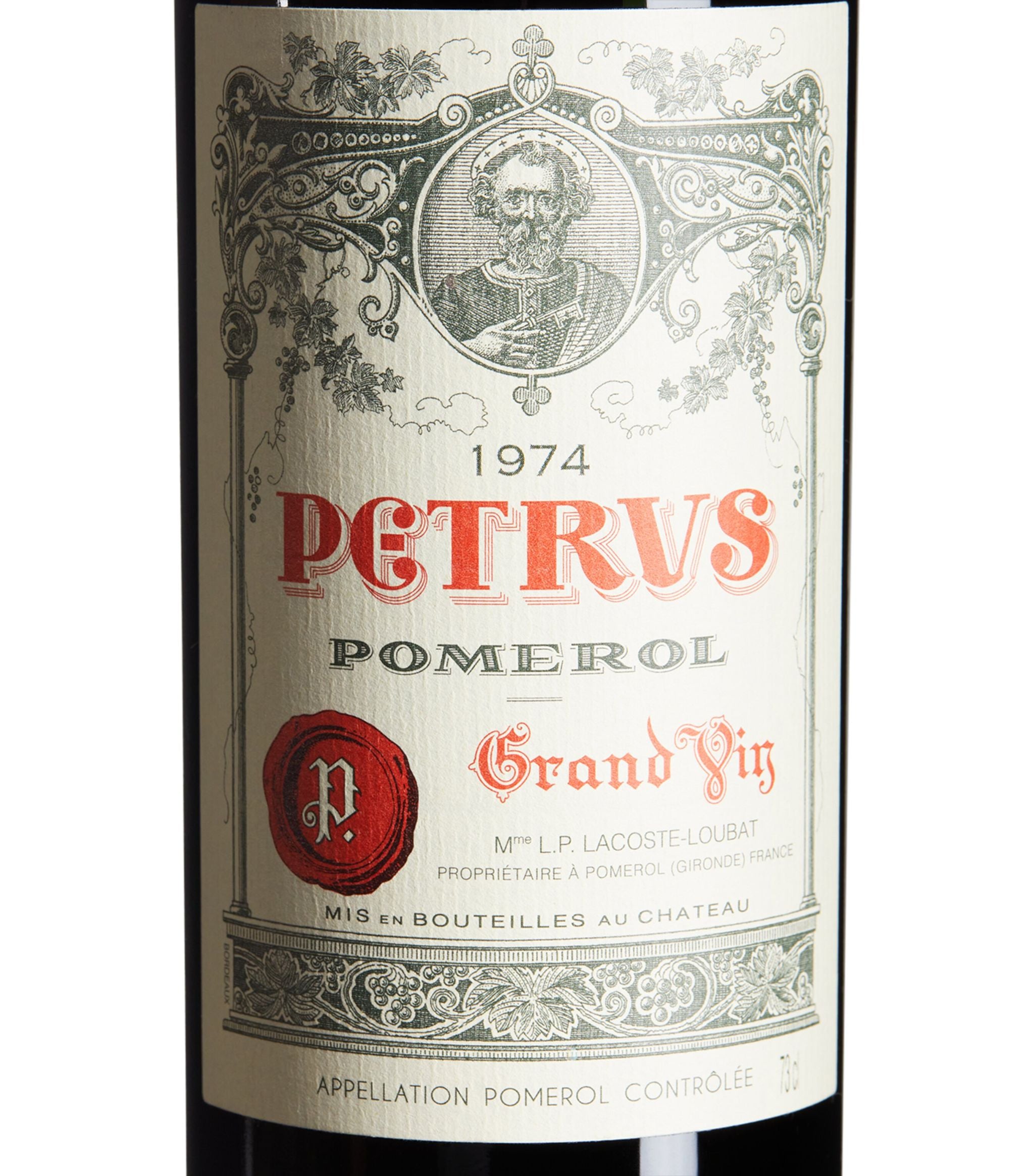 Petrus Pomerol 1974 (75cl) - Bordeaux, France Wine & Champagne Harrods   