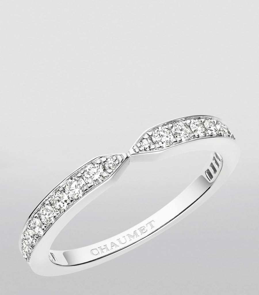 Platinum and Diamond Triomphe de Chaumet Eternity Wedding Ring