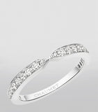 Platinum and Diamond Triomphe de Chaumet Eternity Wedding Ring GOODS Harrods   