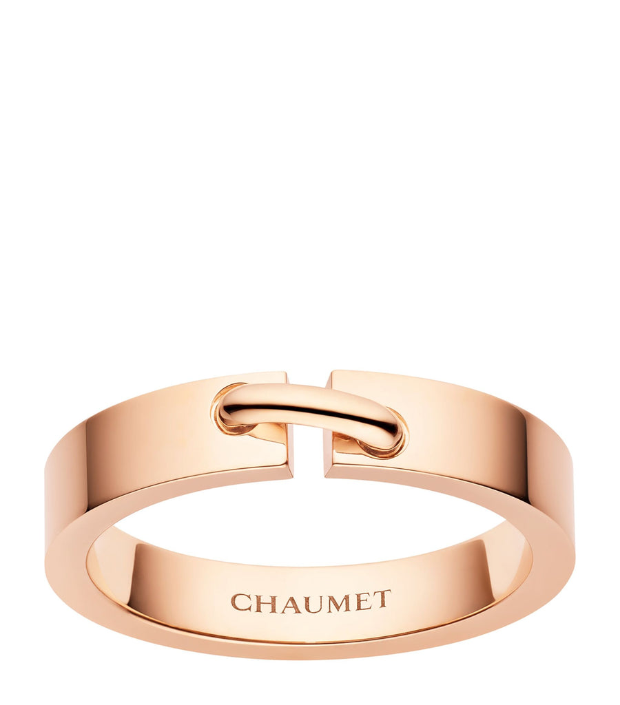 Rose Gold Liens de Évidence Wedding Ring