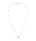 White Gold and Diamond Liens Pendant Necklace GOODS Harrods   