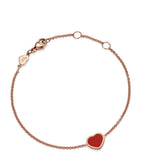 Rose Gold and Carnelian My Happy Hearts Bracelet GOODS Harrods   