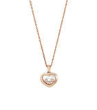 Rose Gold And Diamond Happy Diamonds Icons Pendant GOODS Harrods   