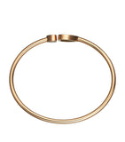 Rose Gold and Diamond Happy Hearts Bangle GOODS Harrods   