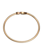 Rose Gold and Diamond Happy Hearts Bangle GOODS Harrods   