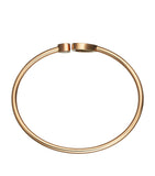 Rose Gold and Diamond Happy Hearts Bangle GOODS Harrods   