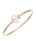 Rose Gold and Diamond Happy Hearts Bangle GOODS Harrods   