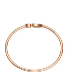 Rose Gold and Diamond Happy Hearts Bangle GOODS Harrods   