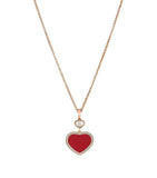 Rose Gold and Diamond Happy Hearts Pendant GOODS Harrods   