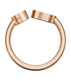 Rose Gold and Diamond Happy Hearts Ring GOODS Harrods   