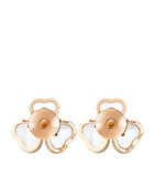 Rose Gold and Diamond Happy Hearts Wings Earrings GOODS Harrods   