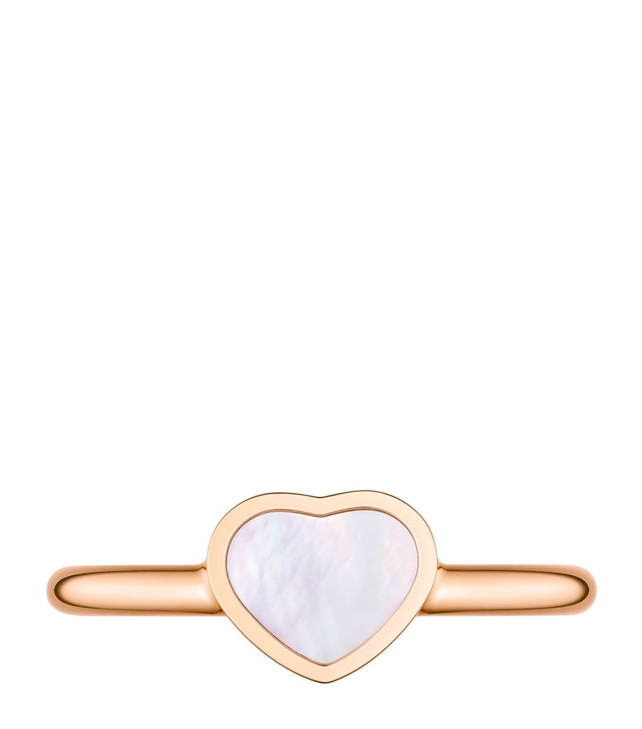 Rose Gold and Mother-of-Pearl Happy Hearts Ring