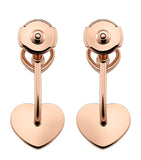 Rose Gold, Diamond and Mother-of-Pearl Happy Hearts Earrings Miscellaneous Harrods   