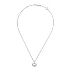 White Gold and Diamond Happy Diamonds Icons Pendant Necklace GOODS Harrods   