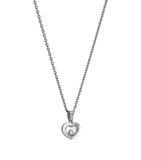 White Gold and Diamond Happy Diamonds Icons Pendant GOODS Harrods   