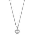 White Gold and Diamond Happy Diamonds Icons Pendant GOODS Harrods   