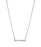 White Gold and Diamond Ice Cube Pure Necklace GOODS Harrods   