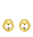 Yellow Gold and Diamond Happy Diamonds Icons Earrings GOODS Harrods   