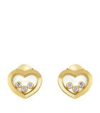 Yellow Gold and Diamond Happy Diamonds Icons Earrings GOODS Harrods   