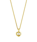 Yellow Gold and Diamond Happy Diamonds Icons Pendant Necklace GOODS Harrods   